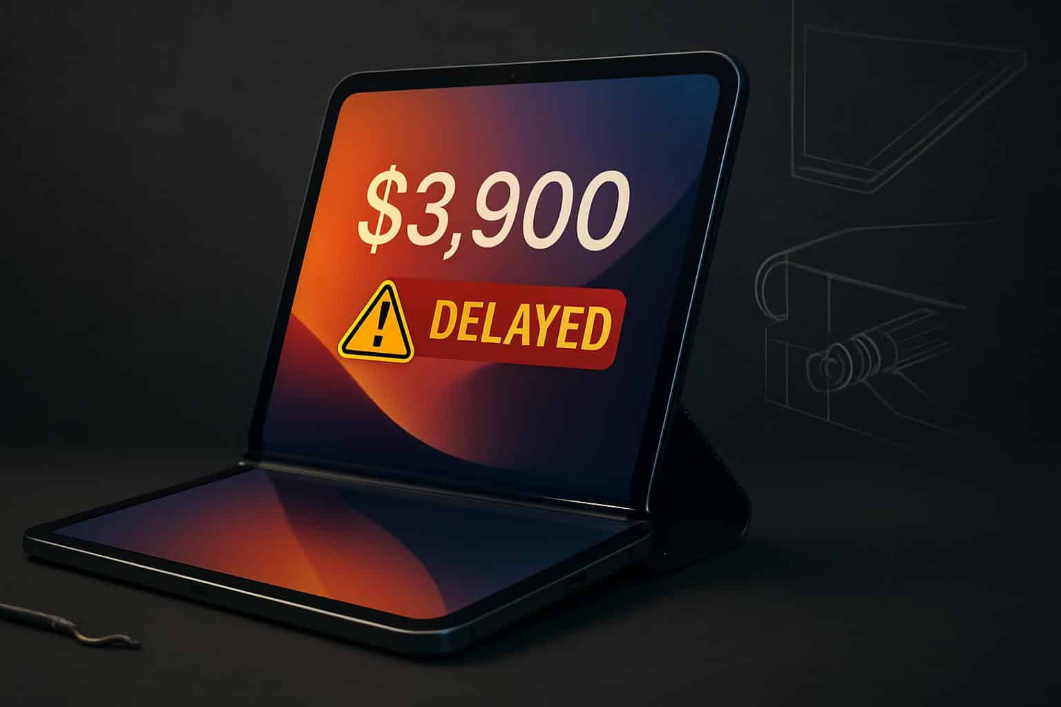 Apple foldable iPad release delayed, ,900 price tag