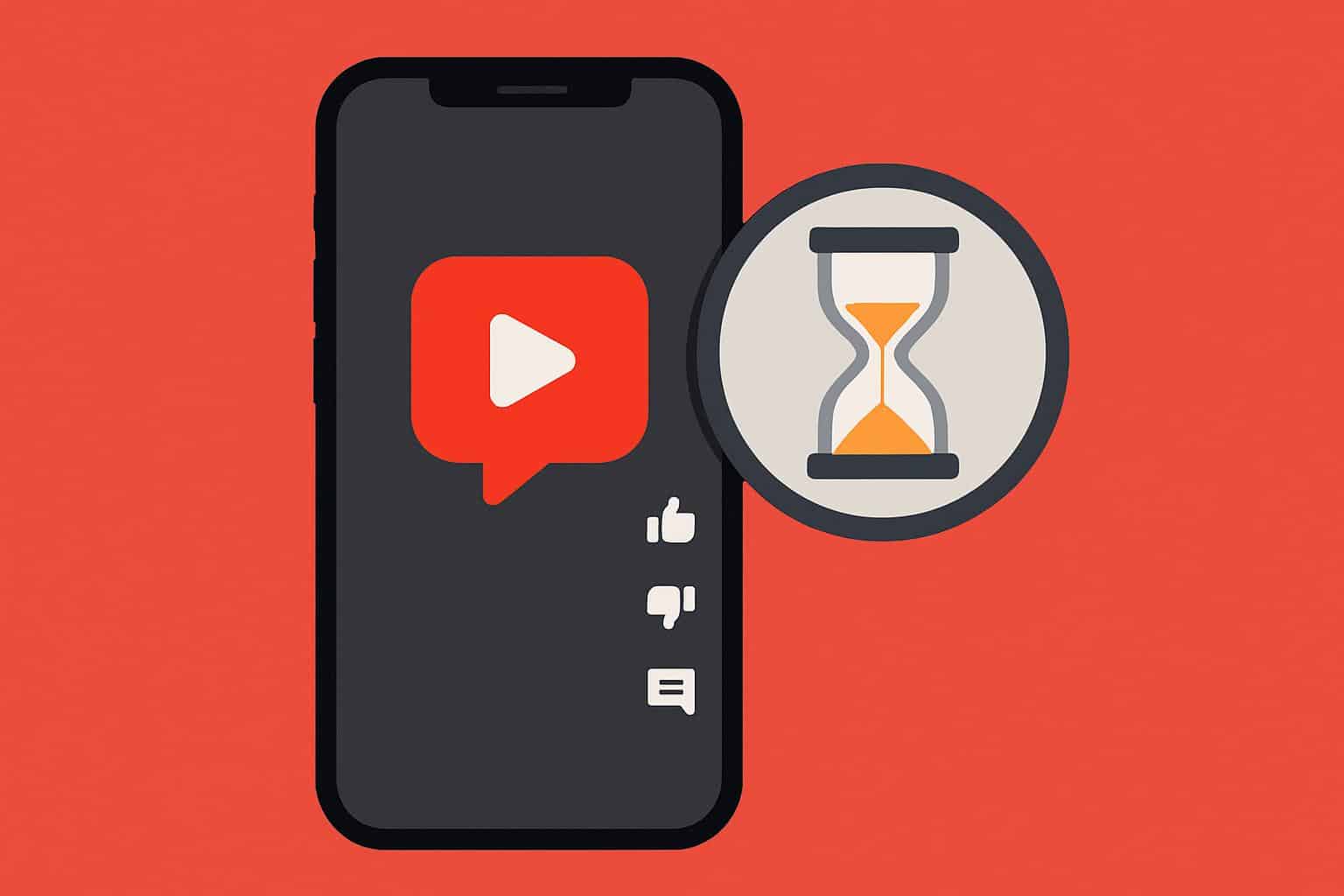 YouTube Shorts timer setting on smartphone to stop doomscrolling
