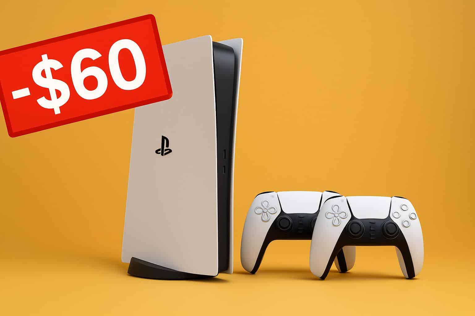PS5 Slim and DualSense controller bundle $60 off sale