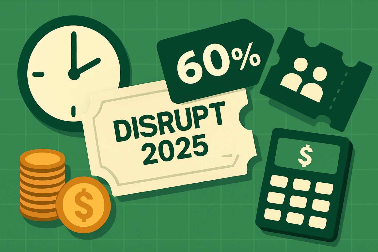 Save 60% on Disrupt Plus One Pass, limited-time event promotion
