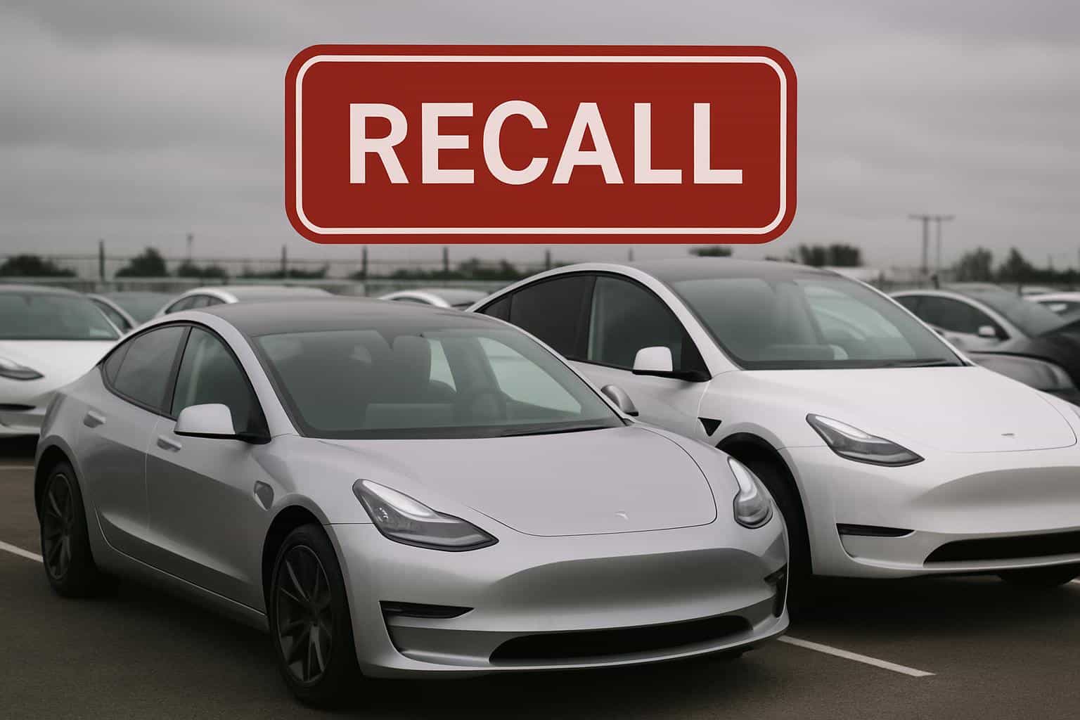 Tesla safety recall of 13,000 Model 3 and Model Y vehicles