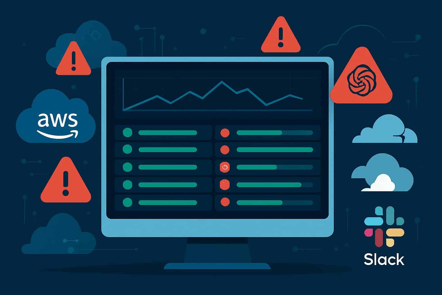 Datadog Updog free status dashboard for service outages and downtime alerts