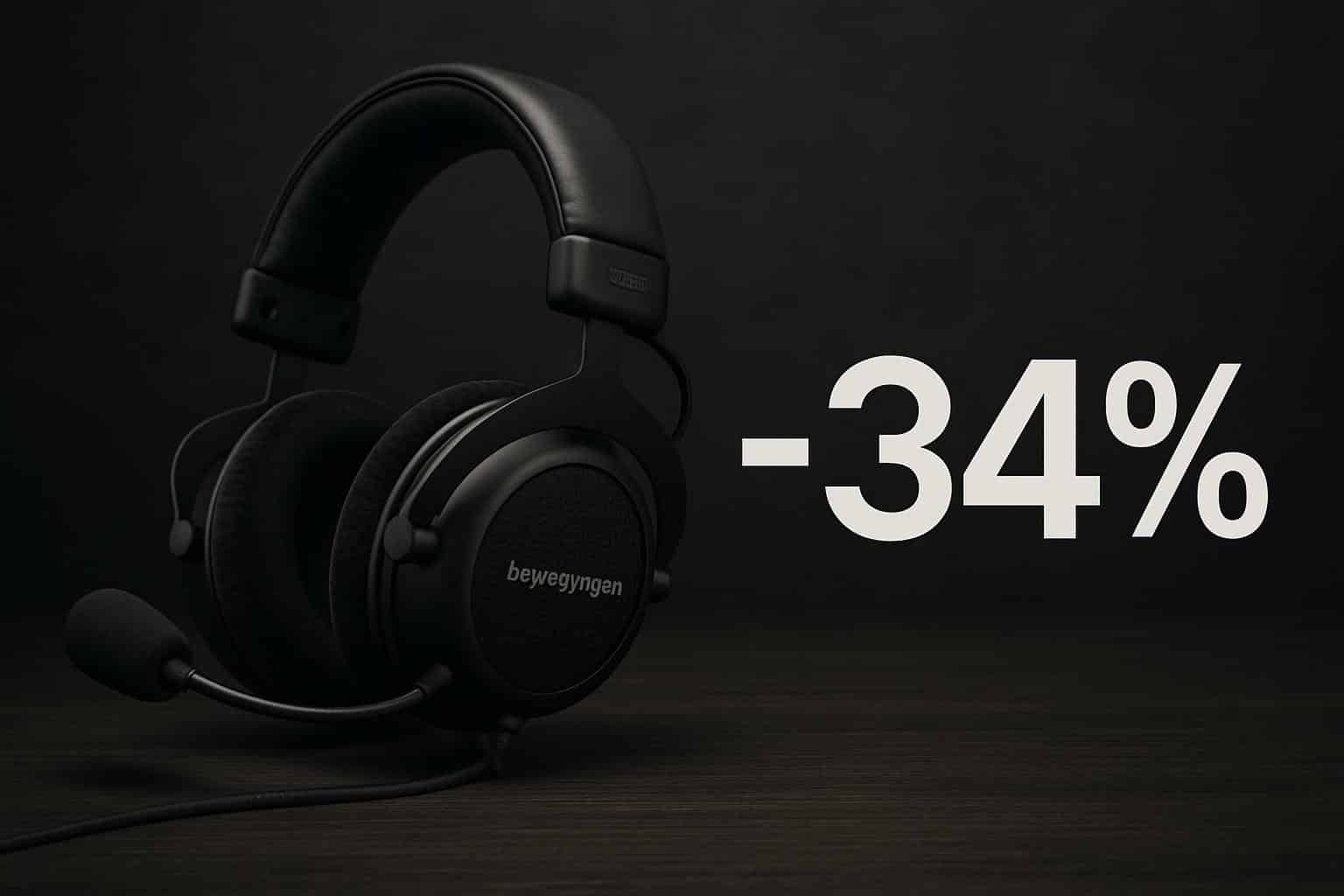 Beyerdynamic MMX 330 Pro gaming headset discounted 34% to 9.99