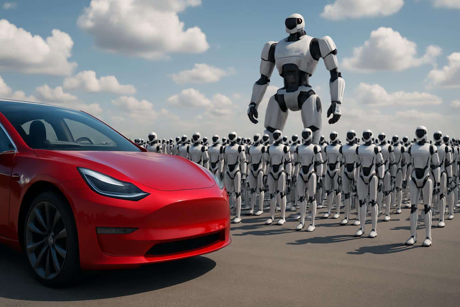 Tesla stock rebounds while Elon Musk seeks robot army control