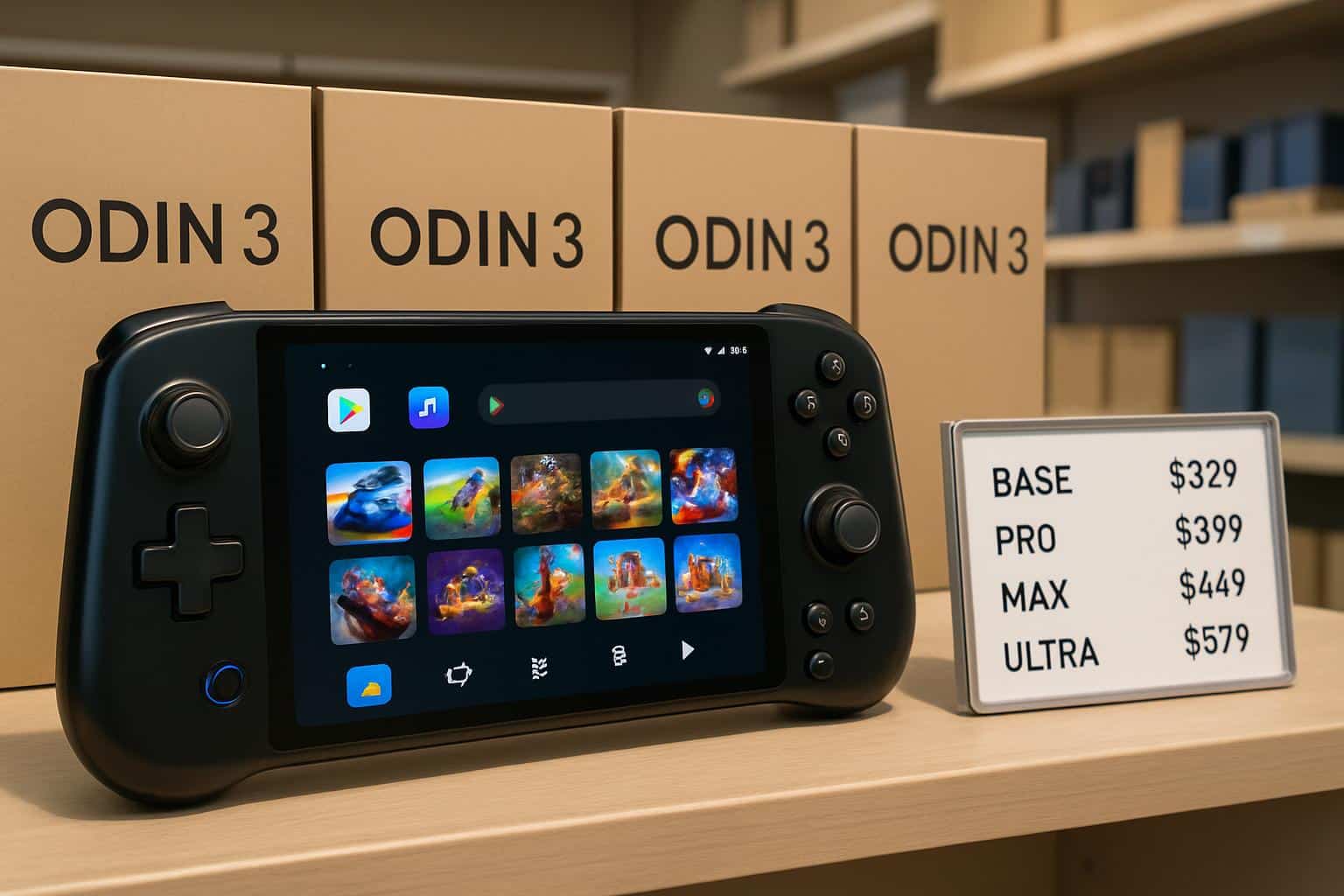 AYN Odin 3 Android gaming handheld console now on sale