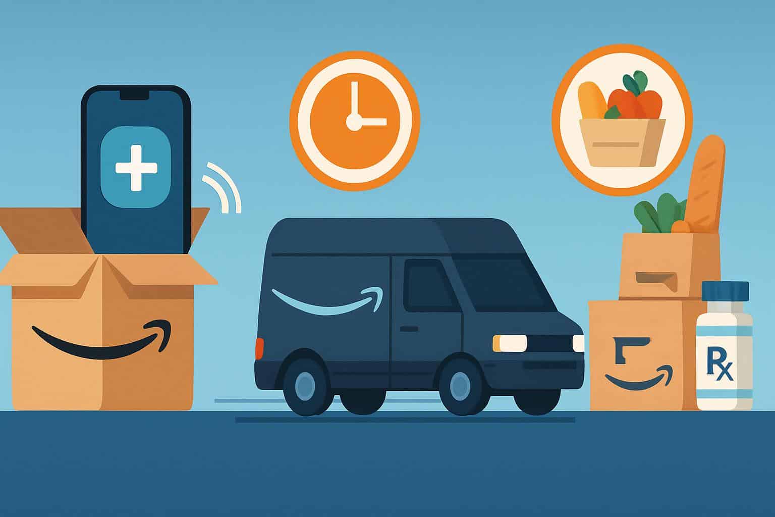 Amazon deliveries get three upgrades: van, drone, and locker services
