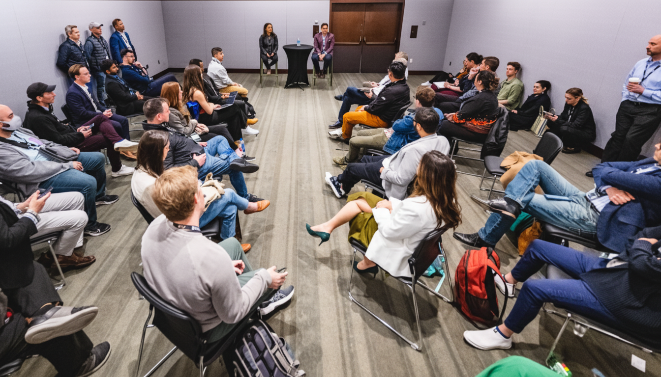 Disrupt roundtables lineup reveal illustration