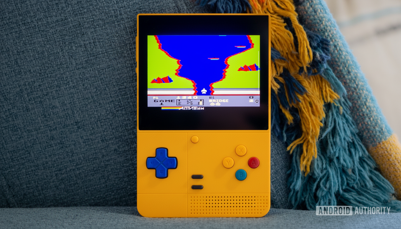 Retro handheld console gift brings husband back to gaming