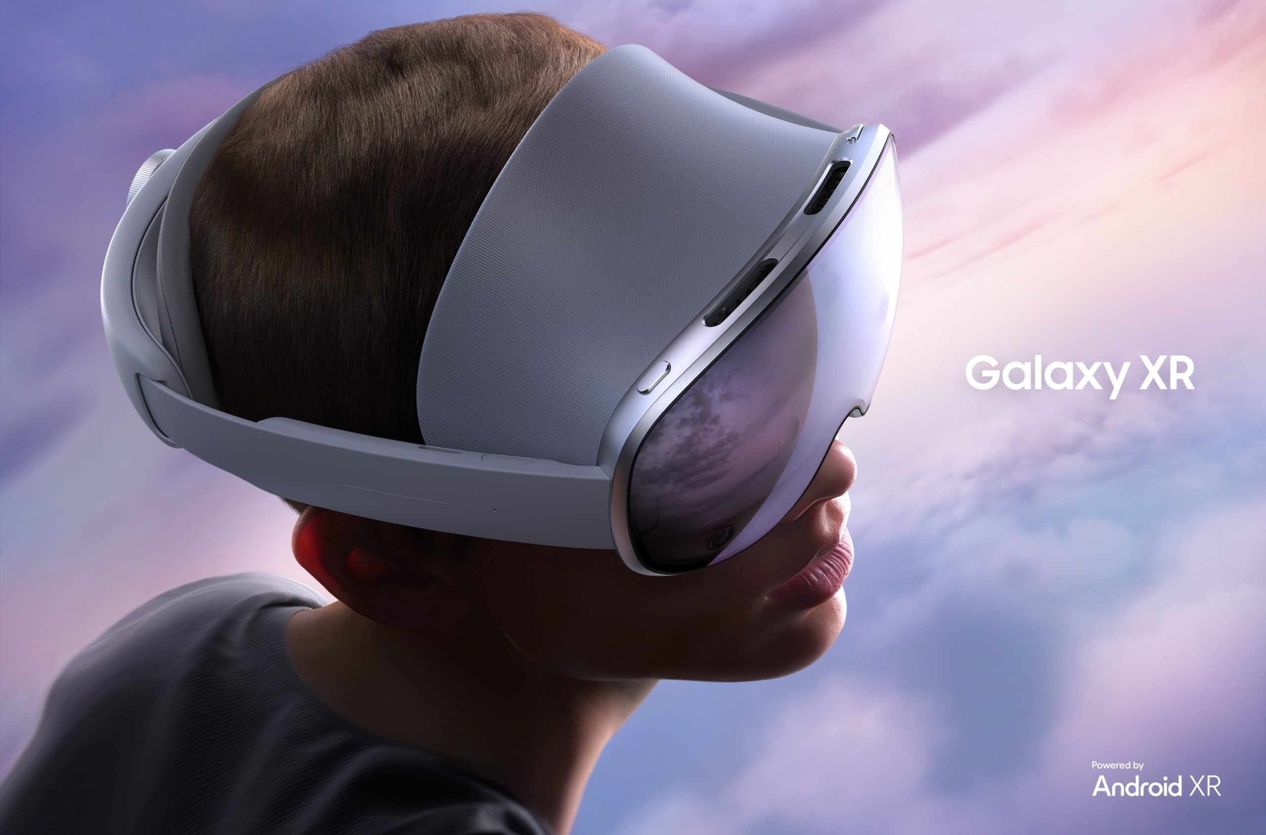 Samsung Galaxy XR pricing and availability details with phone render and price tag