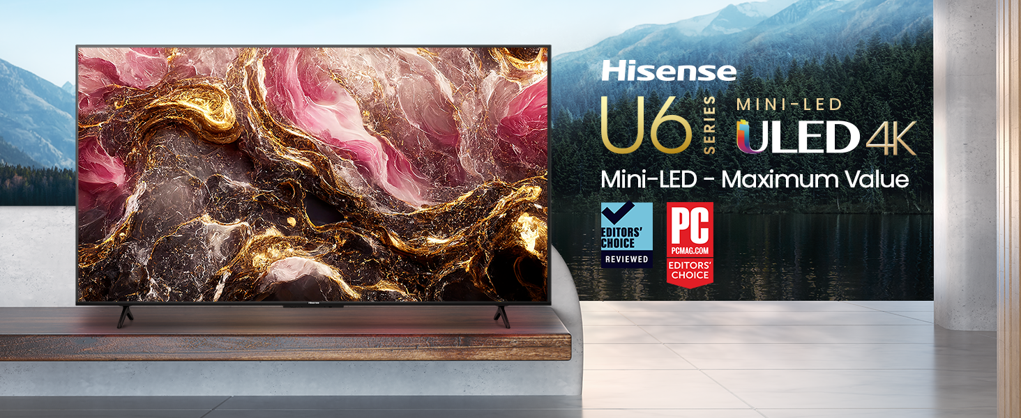 U6 4K TV with sale banner showcasing a standout deal versus typical TV discounts