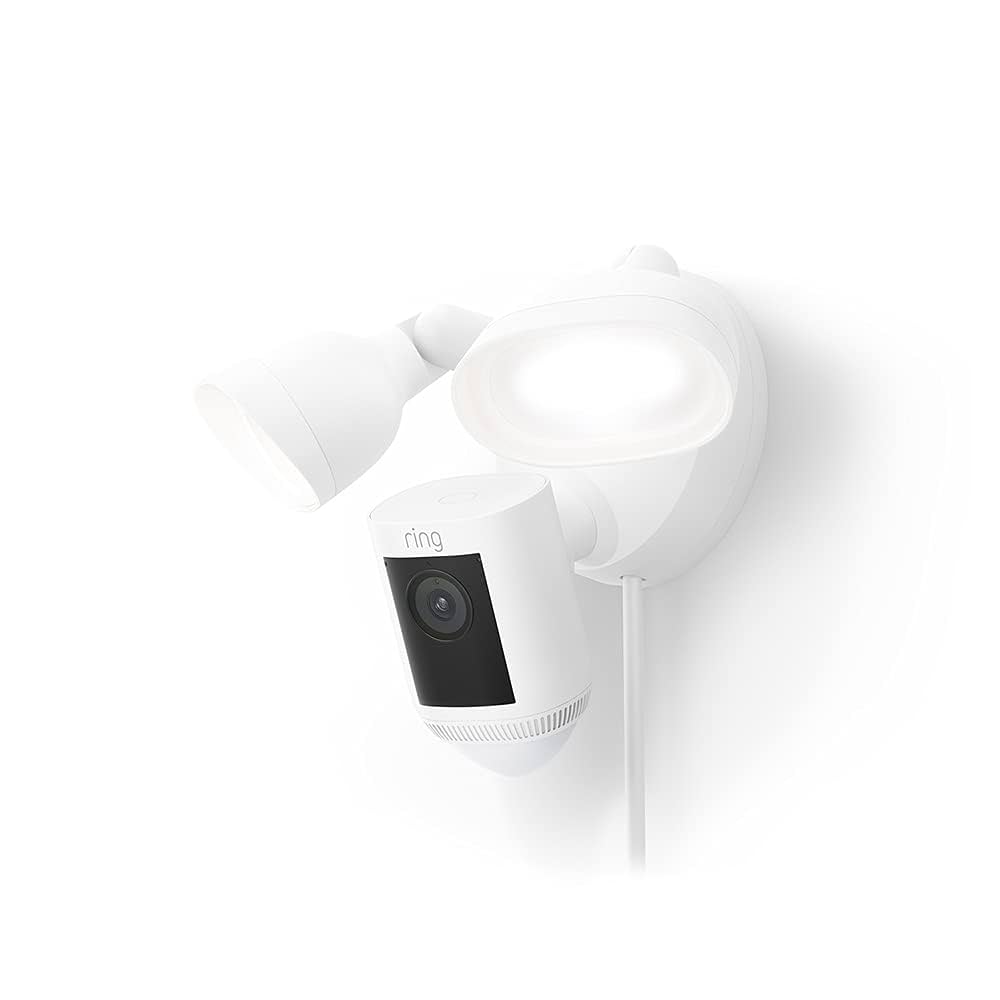 Floodlight Cam Pro mounted on a home exterior, highlighting a standout deal