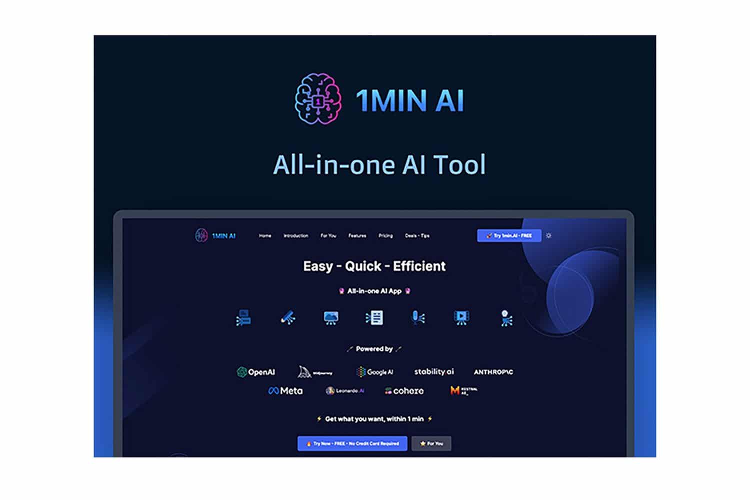 1min AI lifetime plan features, benefits, and pricing tiers