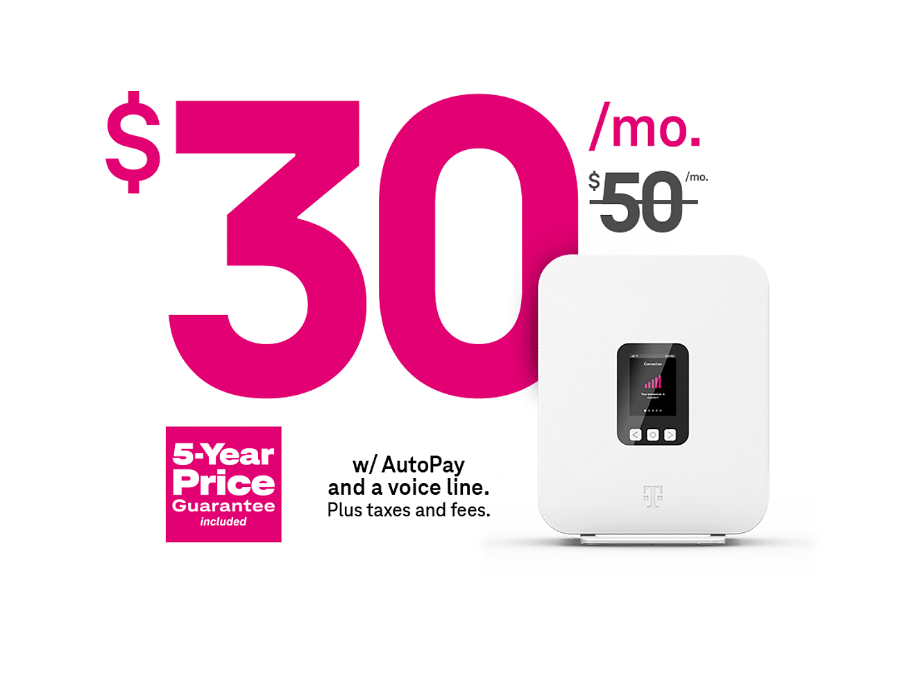 T-Mobile customer sentiment survey trends shown with chart and T-Mobile logo
