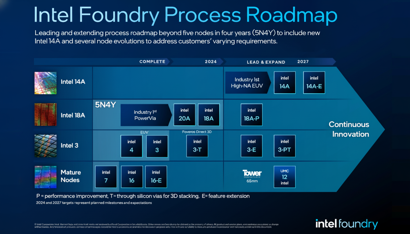 Intel shifts to foundry strategy amid recovery, with semiconductor wafers and chip fab