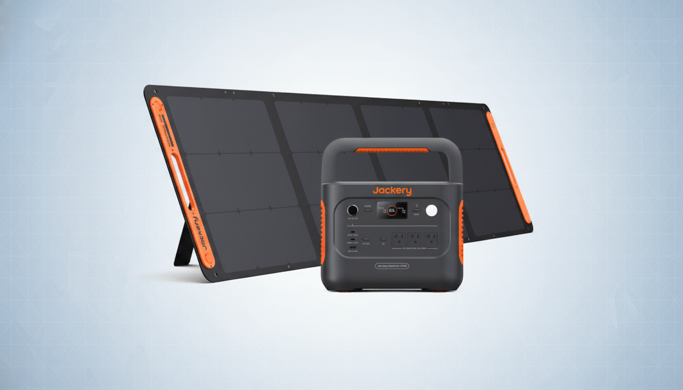 Jackery Explorer 1000 V2 portable power station bundle on Amazon sale, $450 discount