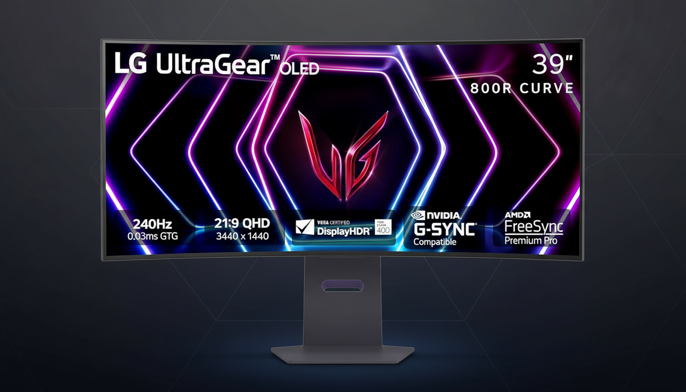 LG UltraGear 39-inch WQHD OLED gaming monitor on sale with over $700 price drop