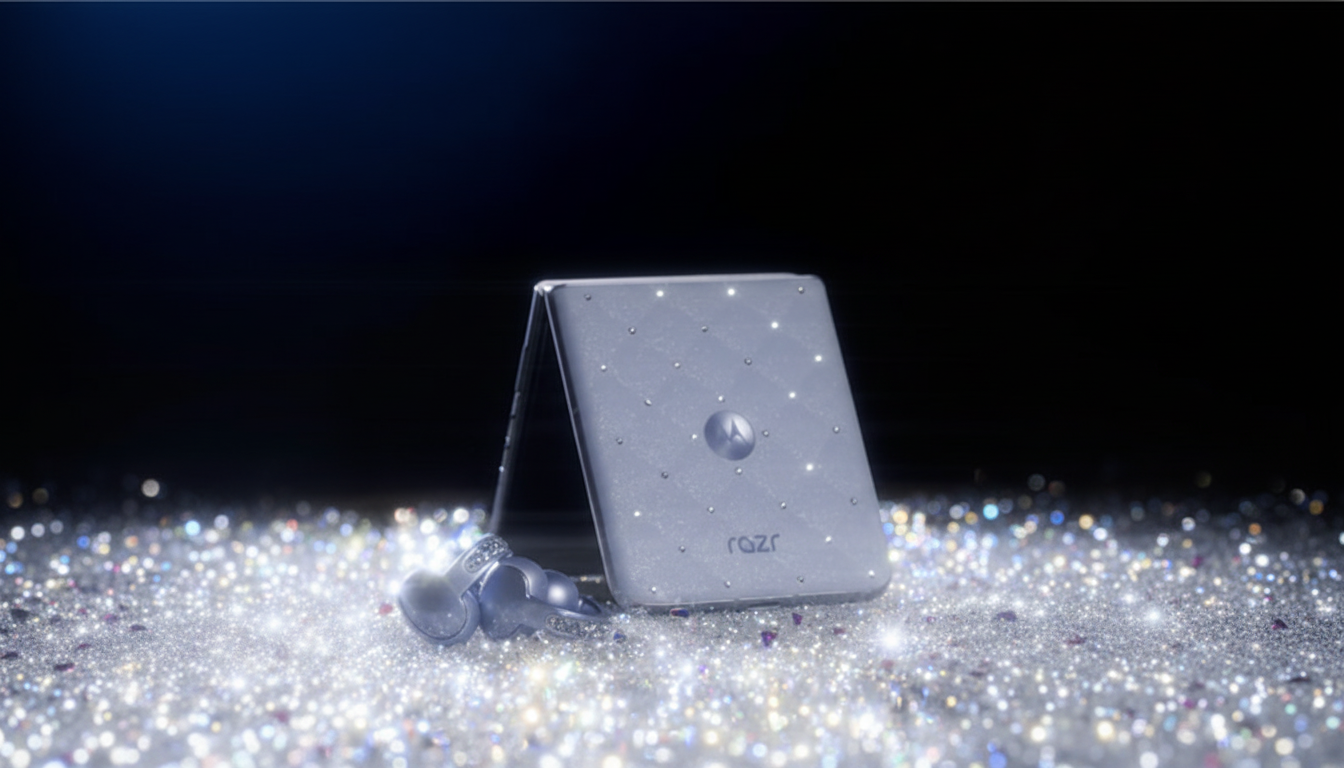 T-Mobile giveaway: free Swarovski edition Motorola RAZR flip phone