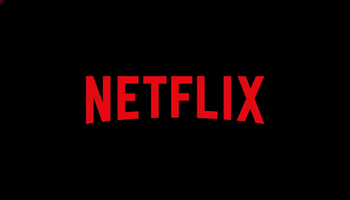 The Netflix logo in red text on a black background , resized to a 16: 9 aspect ratio.