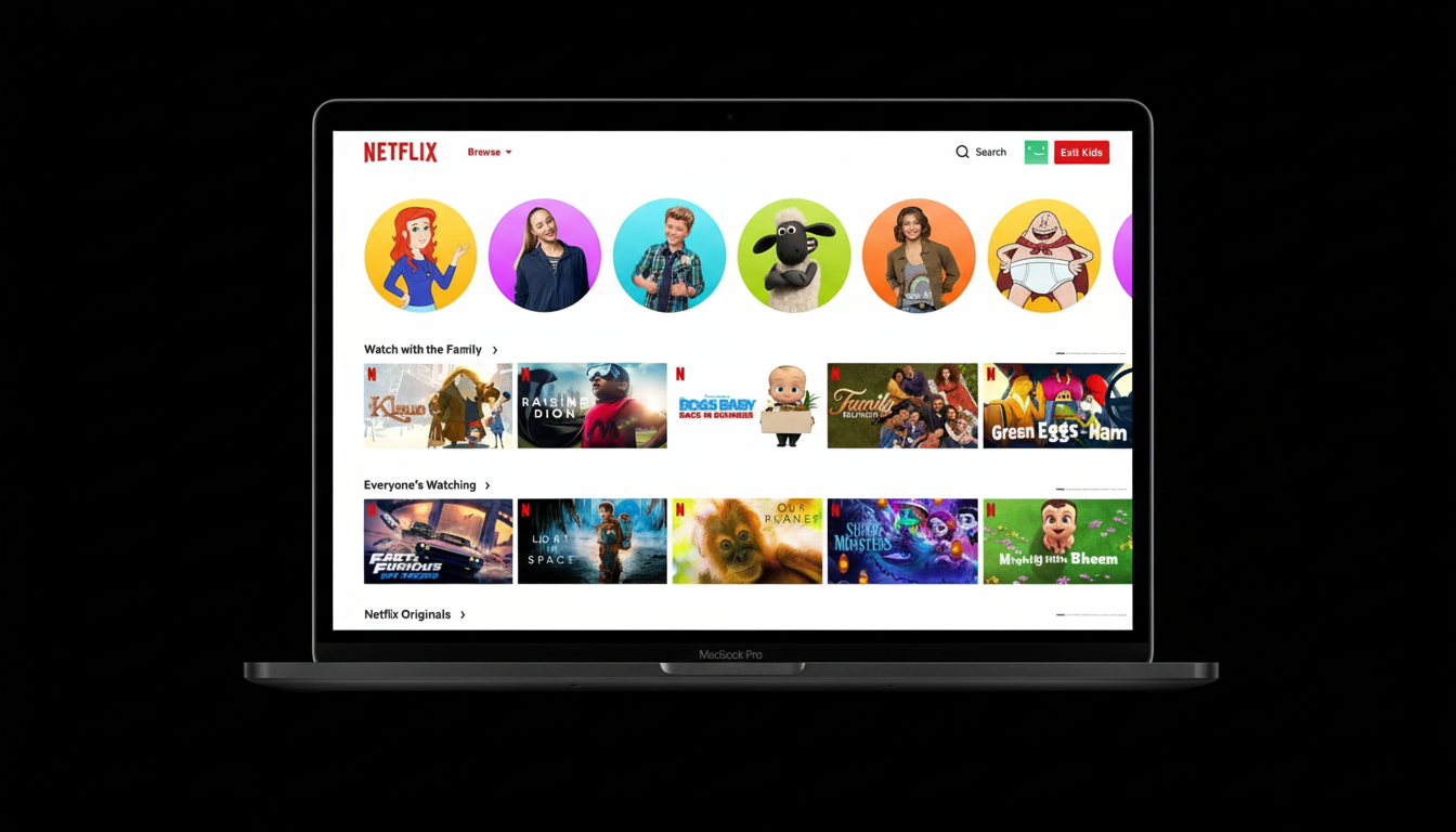 Netflix rolls out new Kids Profiles design featuring colorful avatars and easy navigation