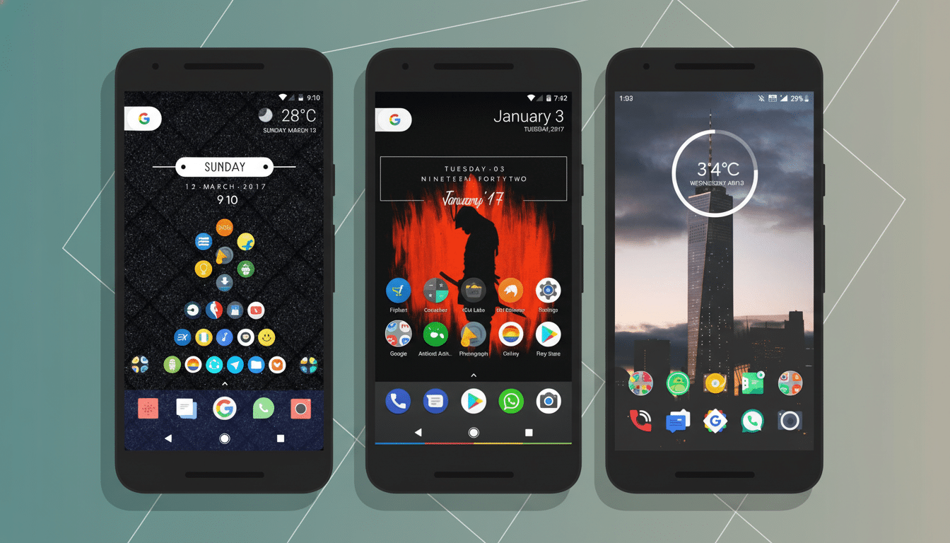 Nova Launcher app icon on Android phone, highlighting recent changes