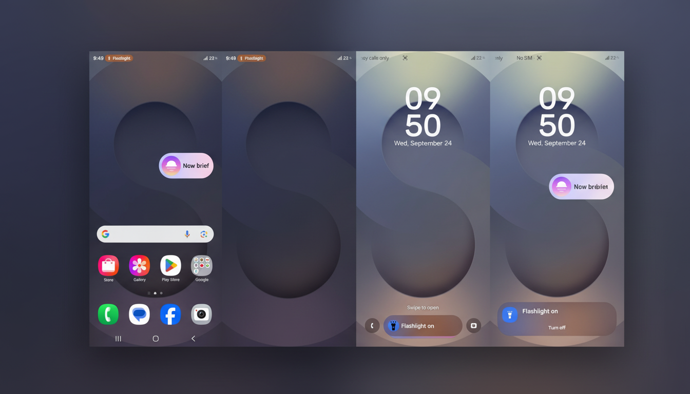 Samsung Galaxy phone screen showing AI notification priority feature