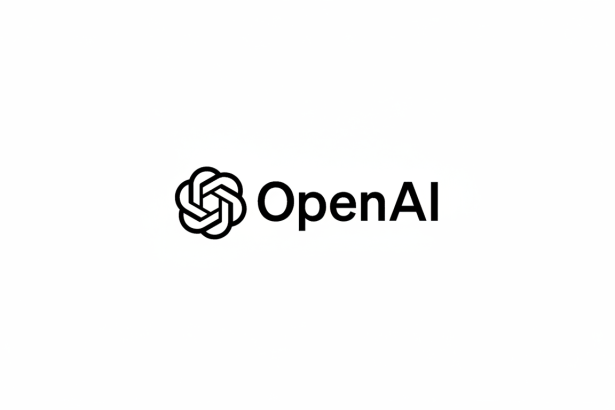 The OpenAI logo, featuring a black geometric knot- like emblem to the left of the text OpenAI in black, all against a white background , professionally presented at a 1 6:9 aspect ratio. Filename : openailogo 16 9. png