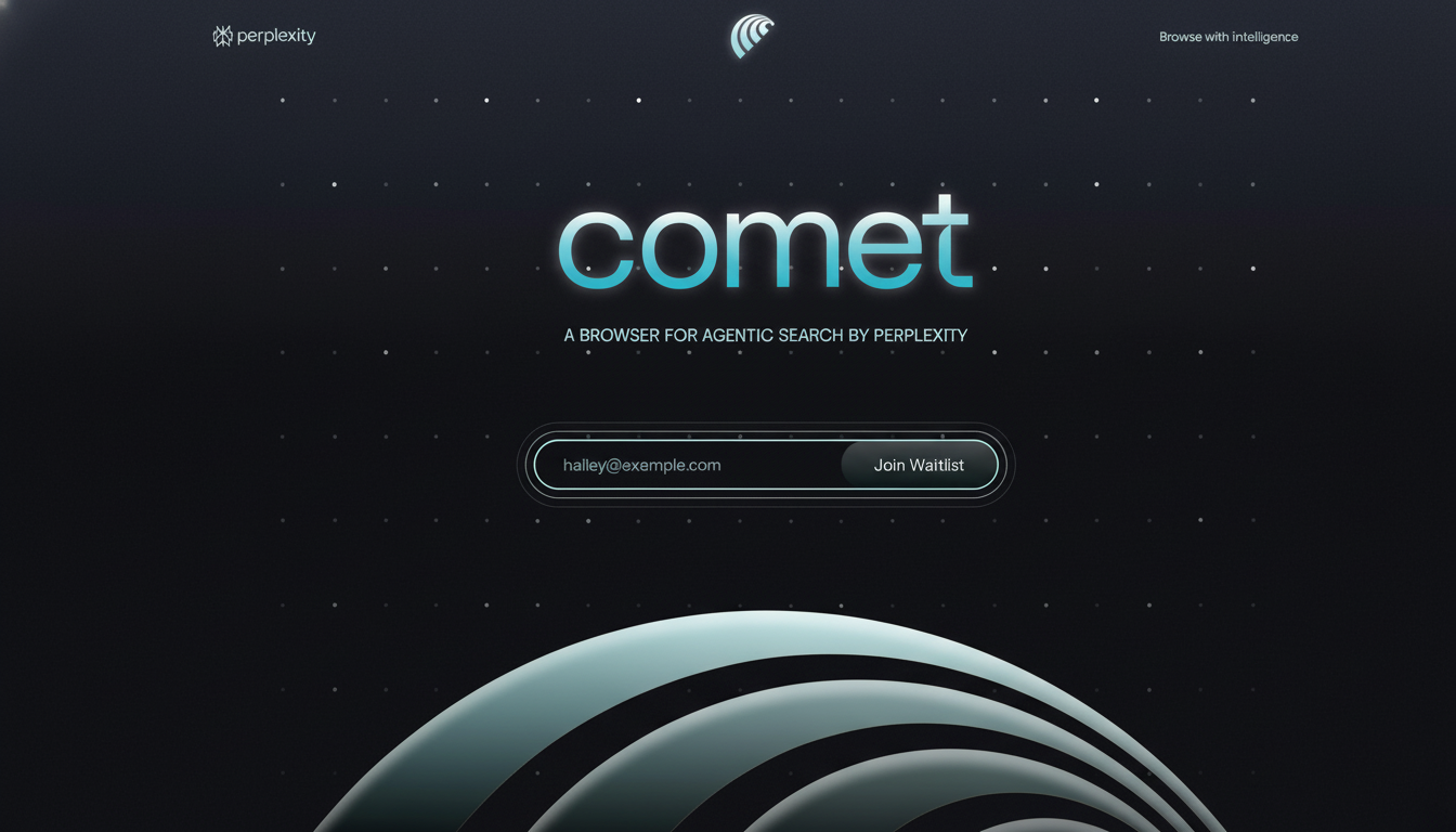 A dark-themed webpage for