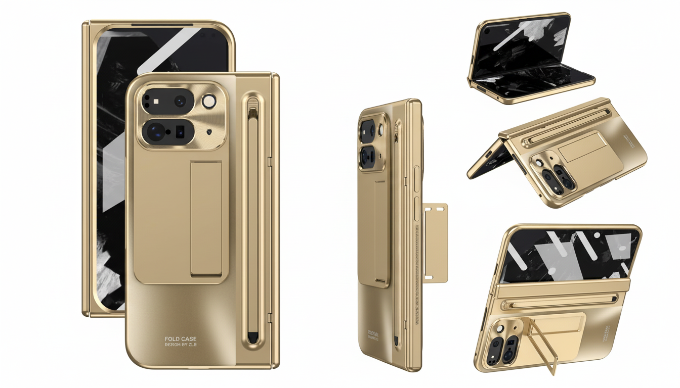 Google Pixel smartphone flexing in a durability bend test, highlighting frame stress