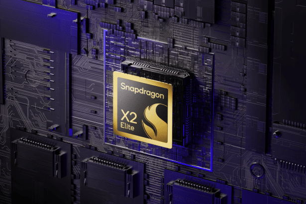 Although no human is present, the image of the Snapdragon X2 Elite chip is already professional and