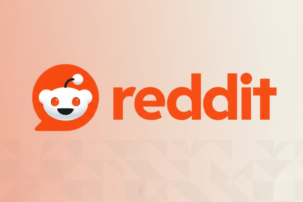 Reddit logo with Snoo icon and reddit text on a subtle gradient background in a 16: 9 aspect ratio.