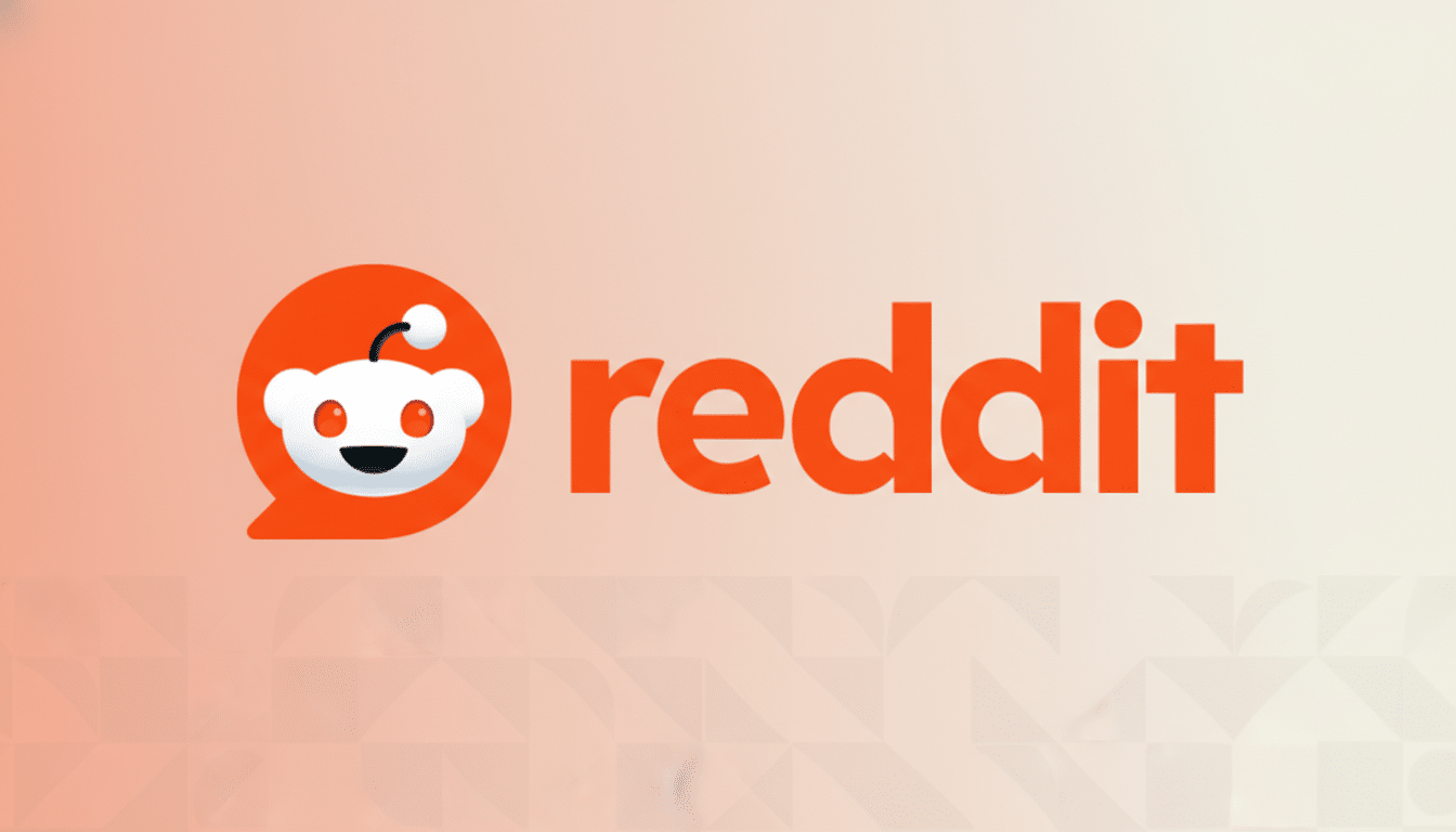 Reddit logo with Snoo icon and reddit text on a subtle gradient background in a 16: 9 aspect ratio.