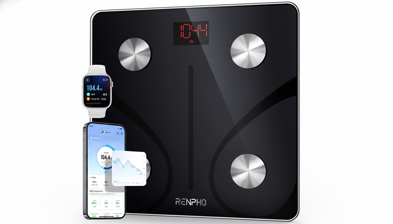 Renpho Smart Scale on sale at Amazon, 25% off digital bathroom scale