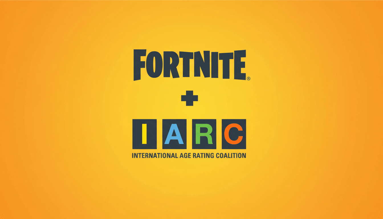 alt text=The Fortnite logo above a plus sign, which is above the I ARC logo and the text 'Interna