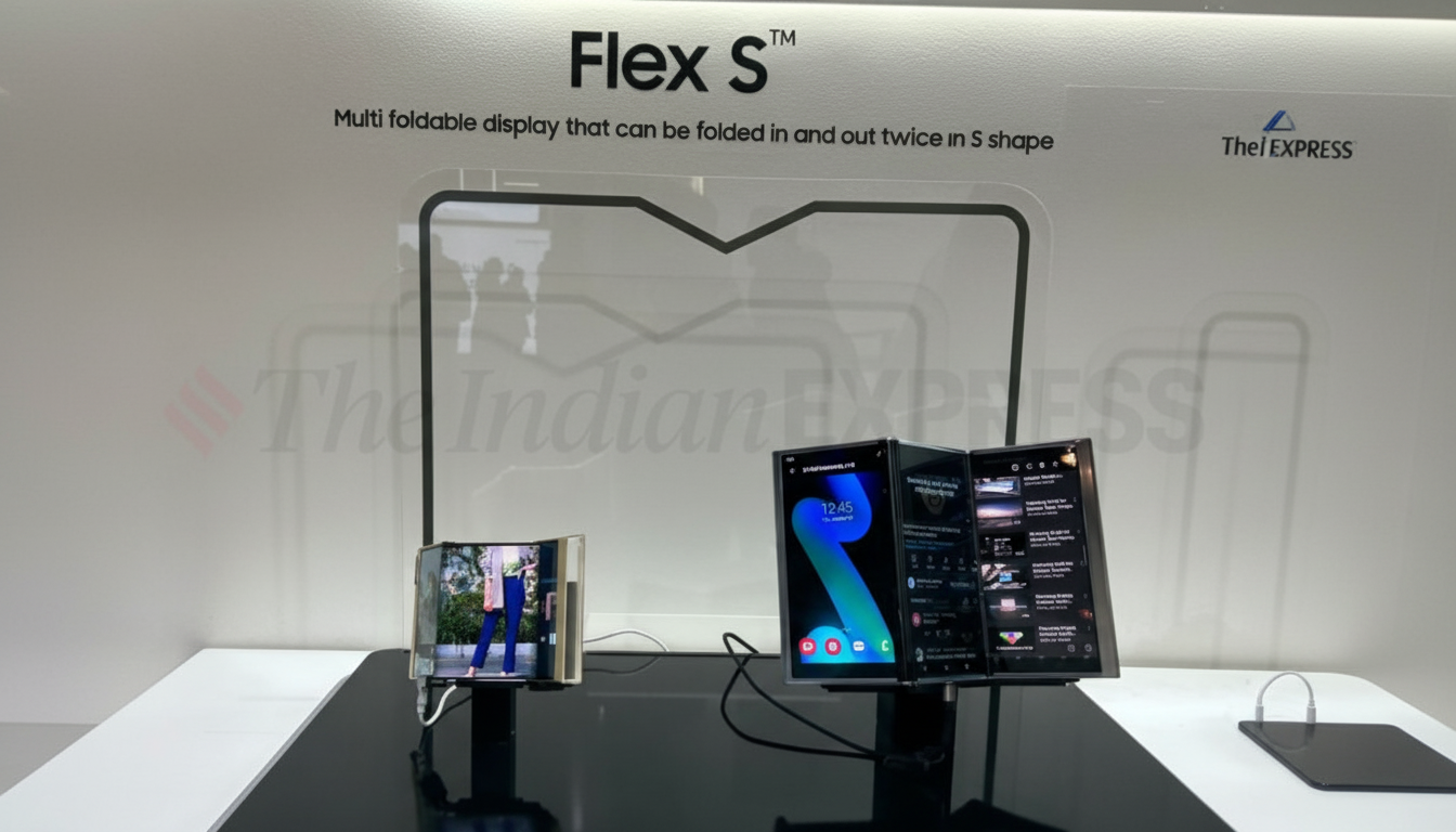 First look at Samsung TriFold phone unfolding into a tablet-sized display