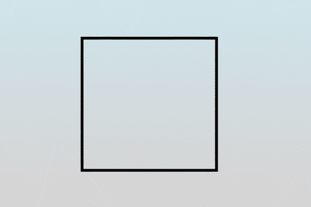 Light - blue gradient background with subtle triangular patterns and a black outlined square in the