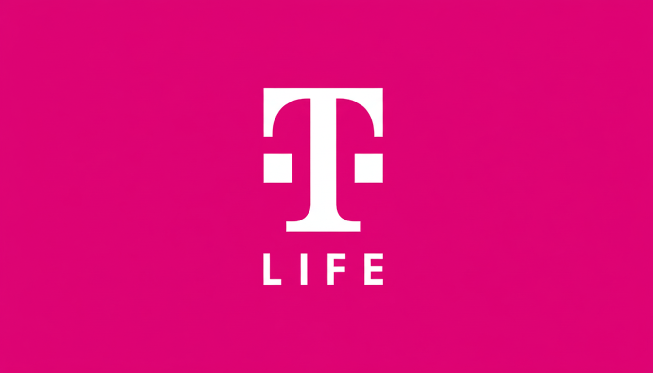 The T-Life logo, featuring a stylized white T with two small squares on either side of the vertical bar, above the word LIFE in white capital letters, all set against a vibrant magenta background.