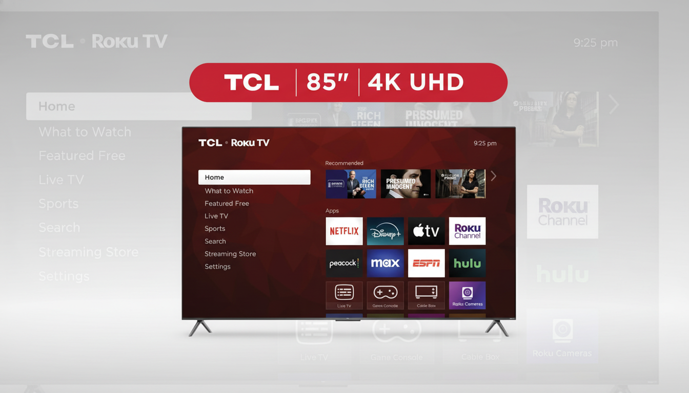 TCL 85-inch 4K TV 45% off at Best Buy sale