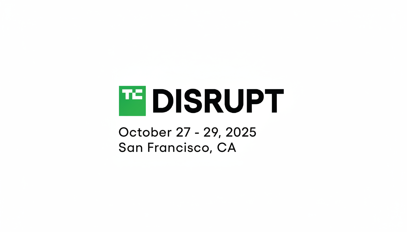 alt  text:  Tech Crunch Disrupt event logo with event dates and location . Filename: techcrunchd
