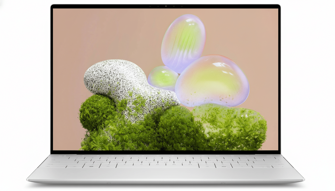 The laptop has been resized to a 16: 9 aspect ratio, maintaining the original background with the mo