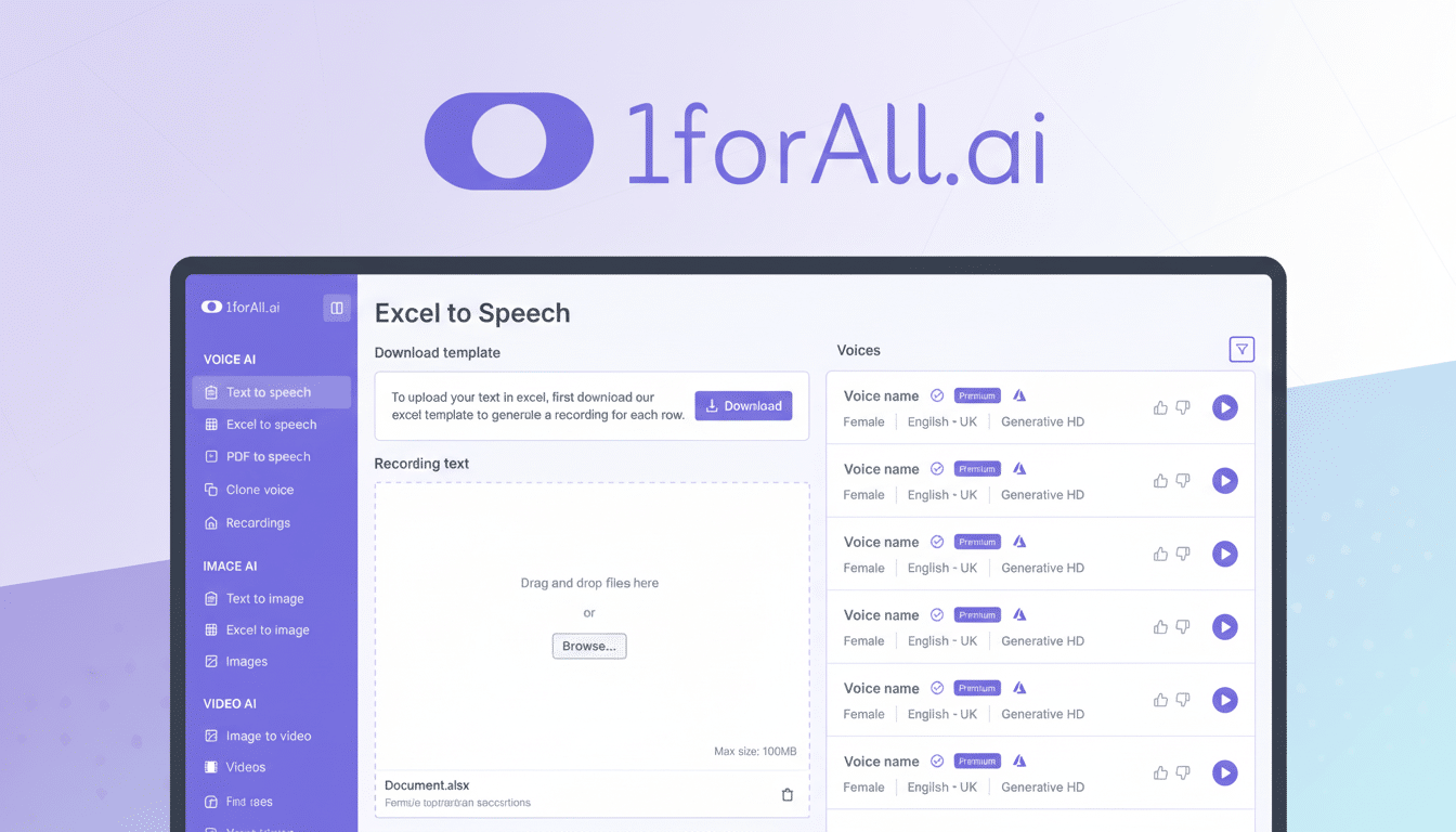 Unified AI platform bundles voice, image and video tools for $90