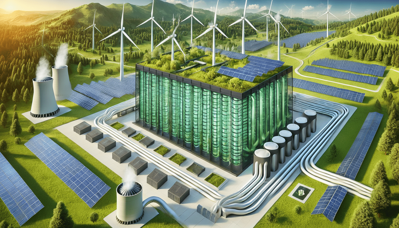 AI data centers scale up renewables, integrating solar and wind amid investment boom
