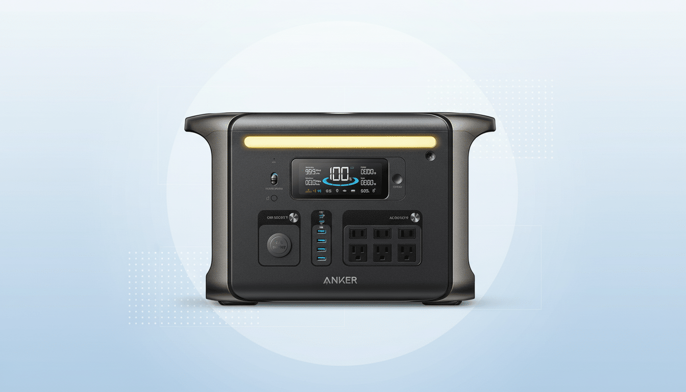 Anker Solix F1500 portable power station with 0 Black Friday price cut