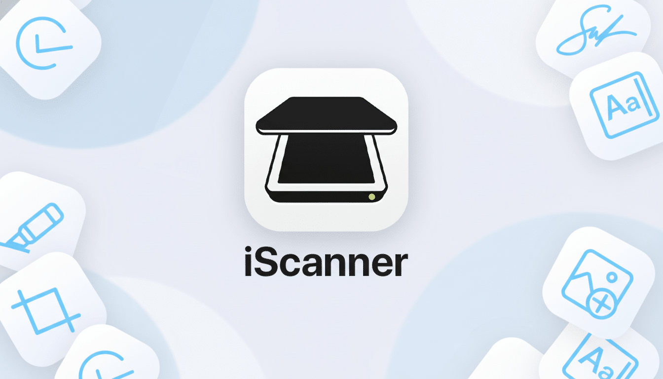 iScanner app turns iPhone and iPad into a document scanner for 