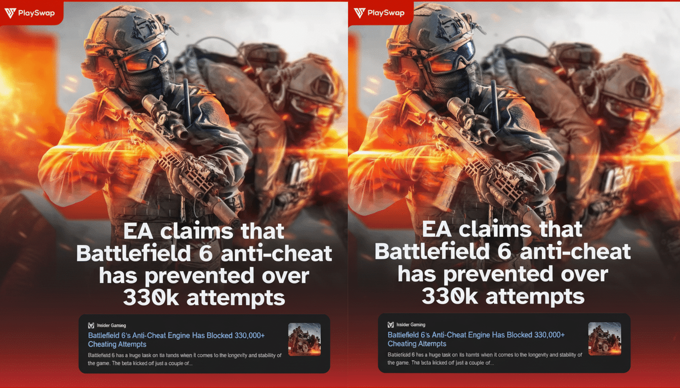 EA claims Battlefield 6 anti-cheat victory, shield symbolizing crackdown on cheaters