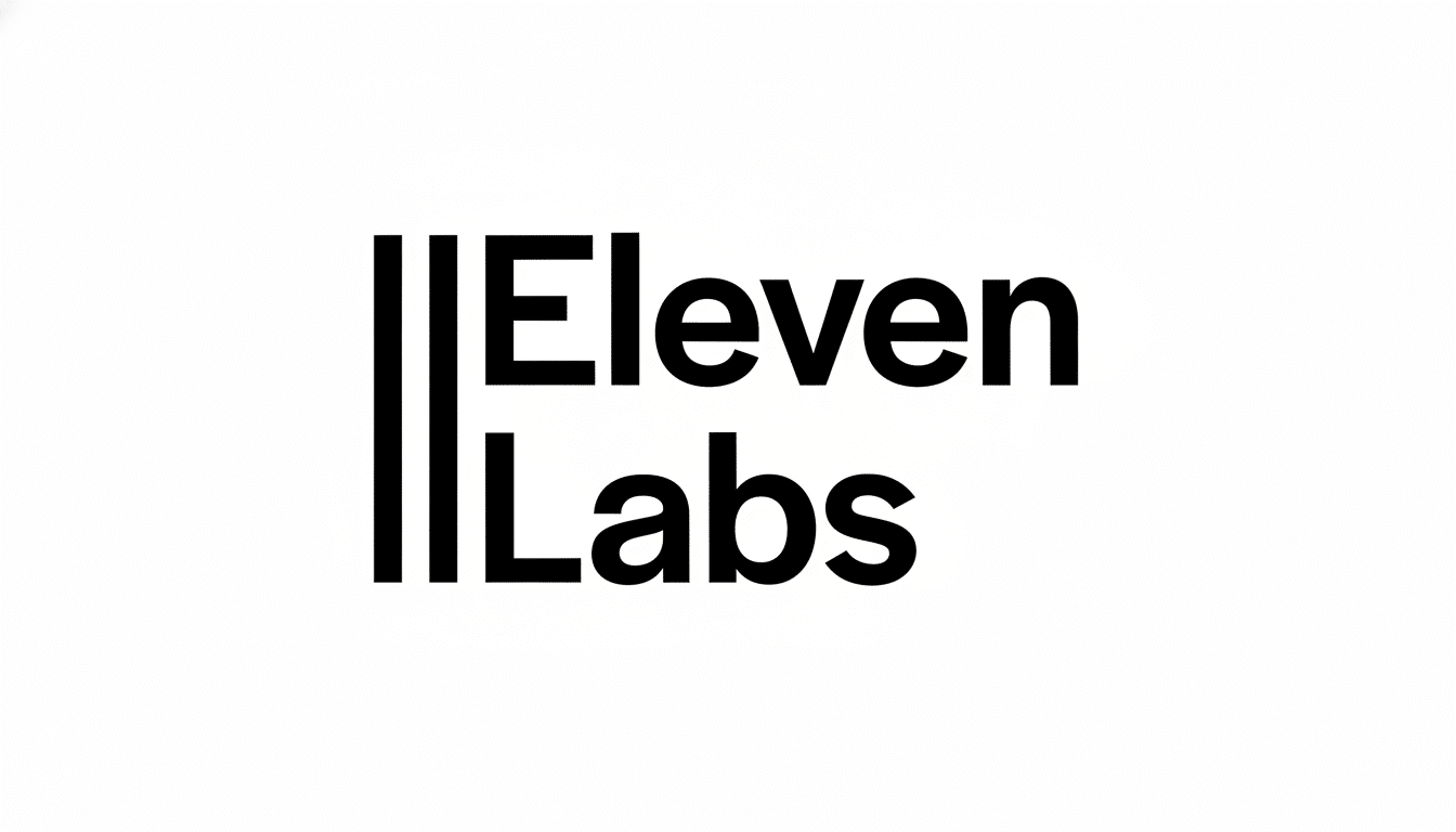 ElevenLabs logo and waveform highlighting celebrity voice deals for AI audio
