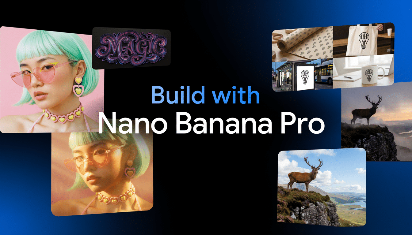 Google Nano Banana Pro Image Generator launch, conceptual graphic