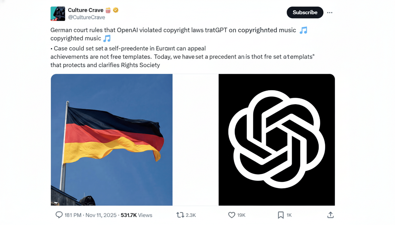 German court says OpenAI used copyrighted text