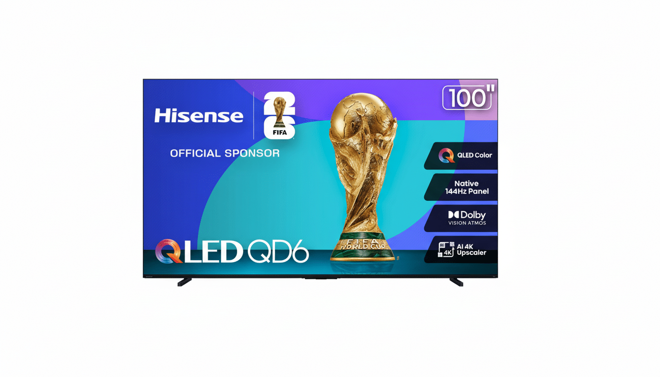 Hisense 100-Inch QD6 QLED TV deal on Amazon, $852 off