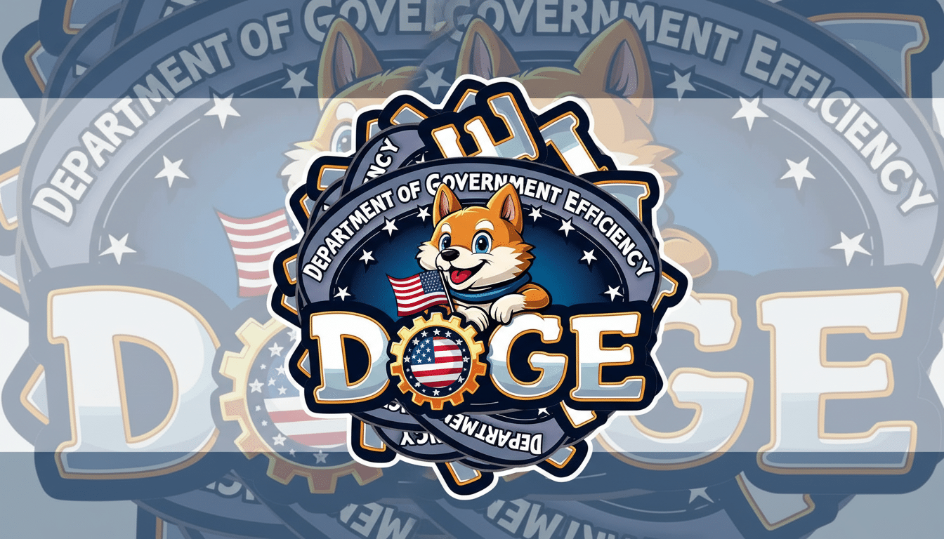 Dogecoin Government Efficiency Department sign taken down after short-lived run