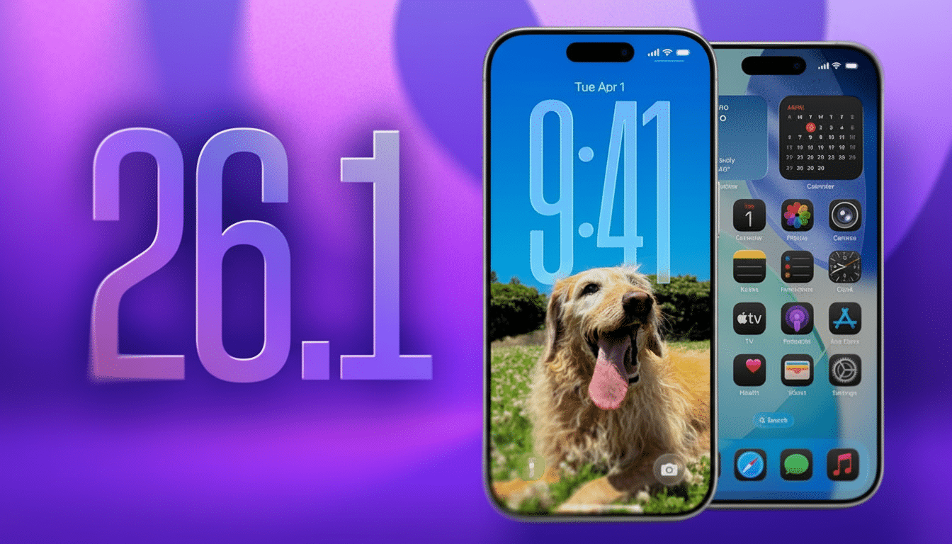Apple iOS 26.1 update on iPhone highlighting new features and improvements